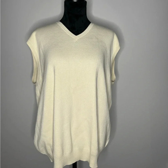 Vintage Sweater Vest 100% Pima Cotton - Picture 13 of 13